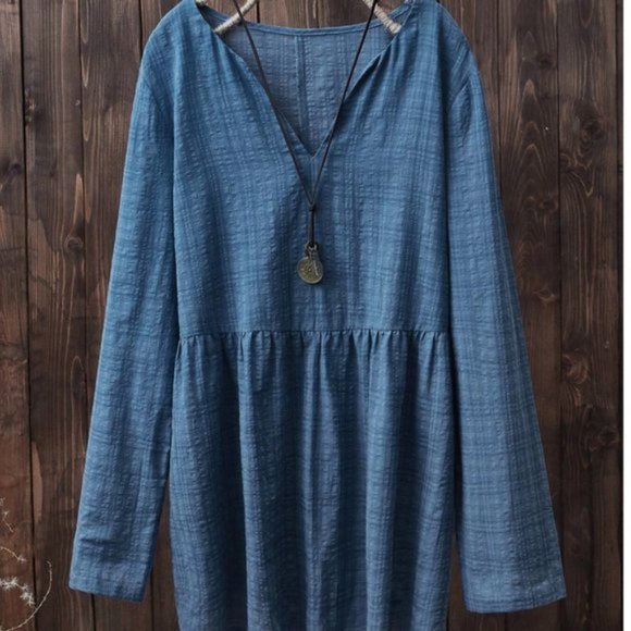 Peplum Hem Textured Blouse - Picture 1 of 5